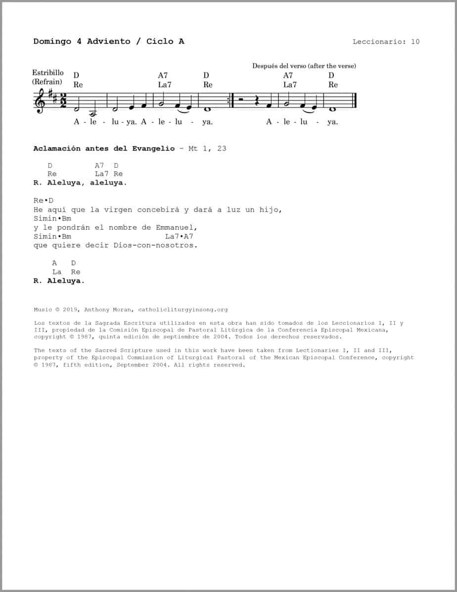 Domingo 4 Adviento A - Salmo 23 - Ya llega el Señor, el rey de la gloria - Image 3