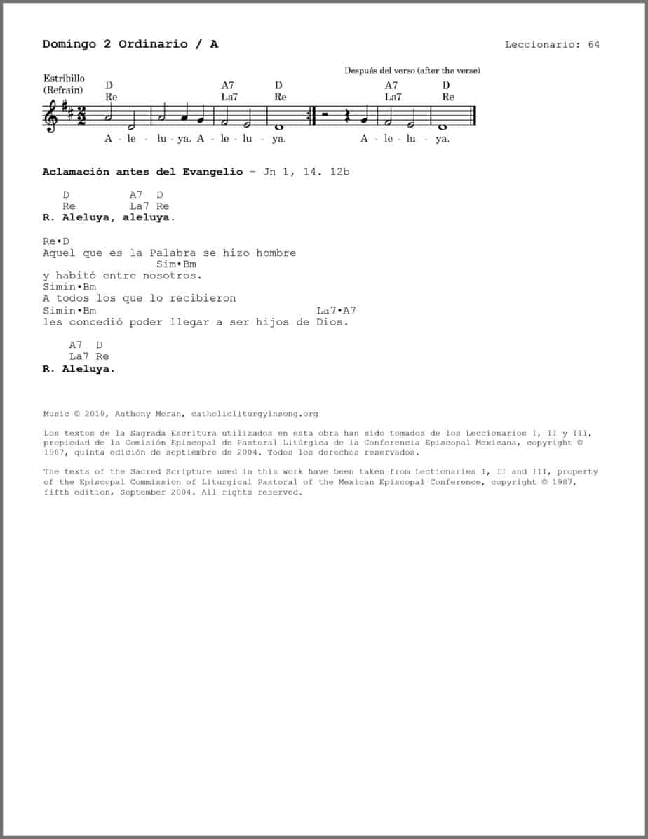 Domingo 2 Ordinario A - Salmo 39 - Aquí estoy, Señor, para hacer tu voluntad - Image 3