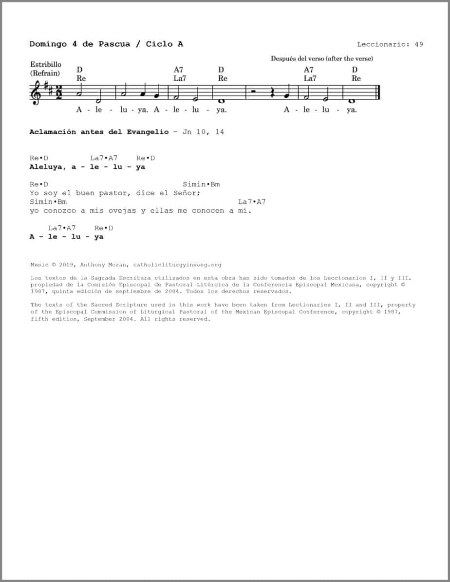 Domingo 4 de Pascua A - Salmo 22 - El Señor es mi pastor, nada me faltará - Image 3