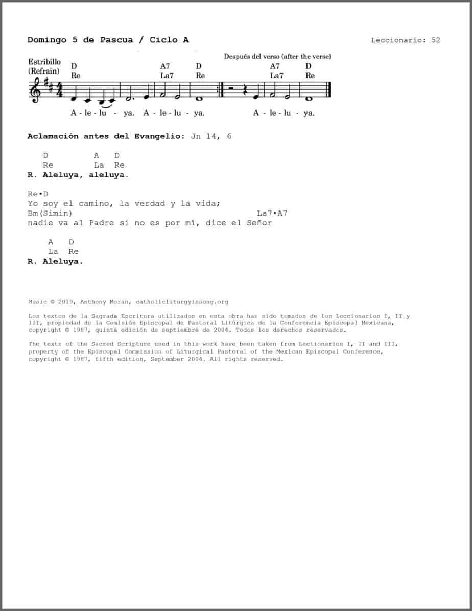 Domingo 5 de Pascua A - Salmo 32 - El Señor cuida de aquellos que lo temen - Image 3