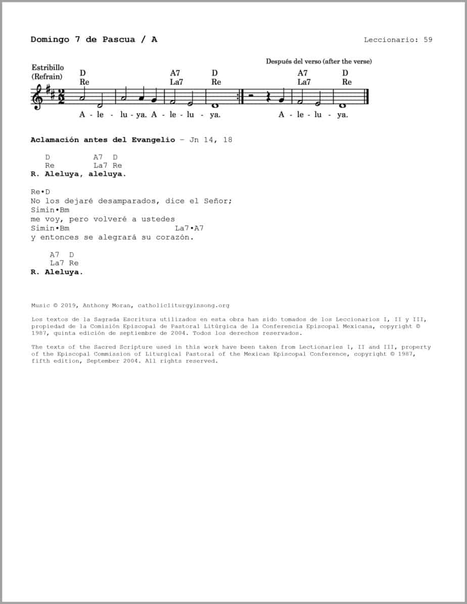 Domingo 7 de Pascua A - Salmo 26 - El Señor es mi luz y mi salvación - Image 3