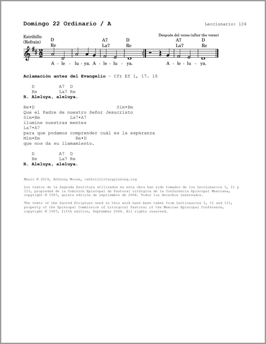 Domingo 22 Ordinario A - Salmo 62 - Señor, mi alma tiene sed de ti - Image 3