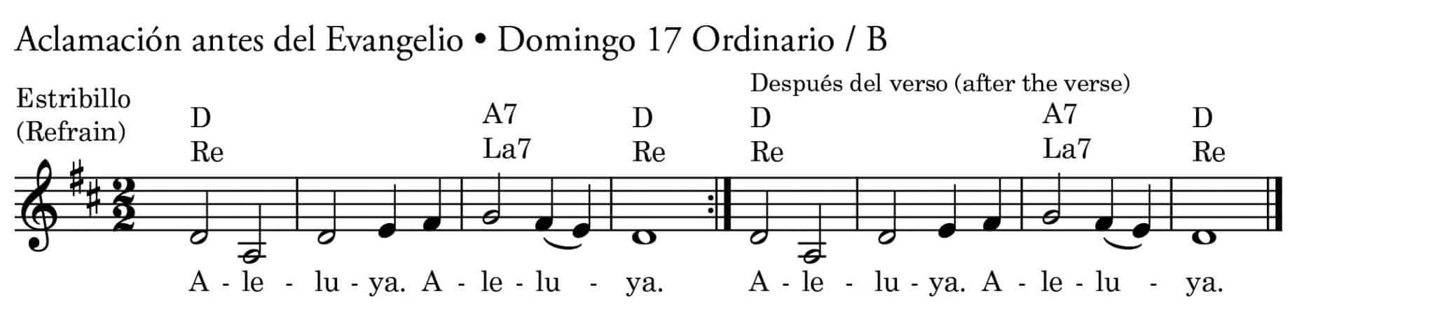 Domingo 17 Ordinario B - Salmo 114 - Bendeciré Al Señor Eternamente ...